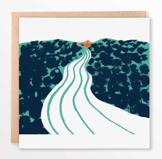 Sarah Martin Illustration Greetings Card Square River Avon Greetings Card