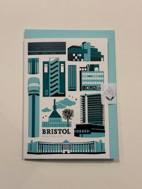 Susan Taylor Design Bristol brutalist card Susan Taylor Greetings Cards - Various