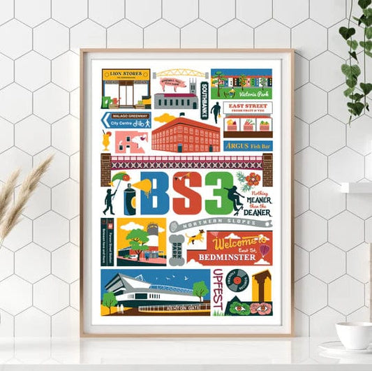 Susan Taylor Design Print BS3  - A3 Bristol Print - Various Designs and Sizes