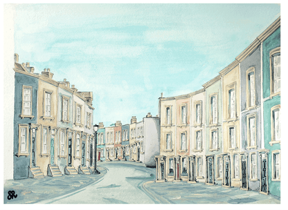 Susie Ramsey Art Greetings Card Greetings Card of Bristol Scenes (various designs)