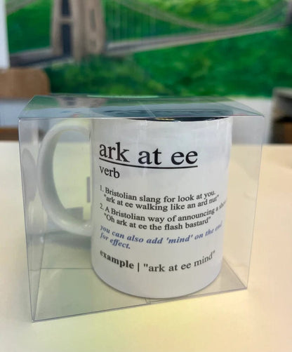 The Gift Box Ceramics Ark At Ee Definition (Grey Inner) 11 oz mug Bristol Themed Mug (various designs)