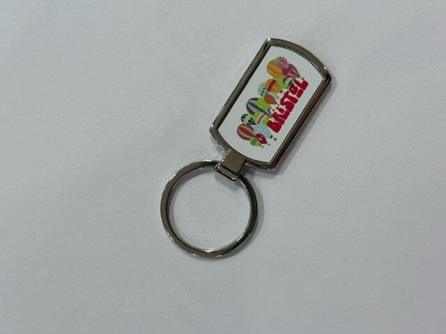 The Gift Box Key Ring Bristol Hot Air Balloon (Red Font) Bristol Keyring (various designs)