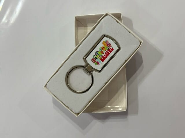 The Gift Box Key Ring Bristol Keyring (various designs)