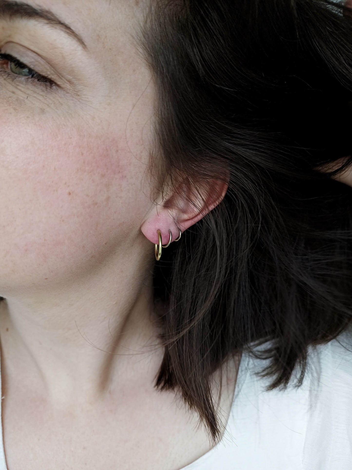 By Maraca Earrings GEO Small Hoops