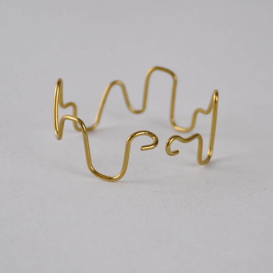 By Maraca GEO Squiggly Bangle