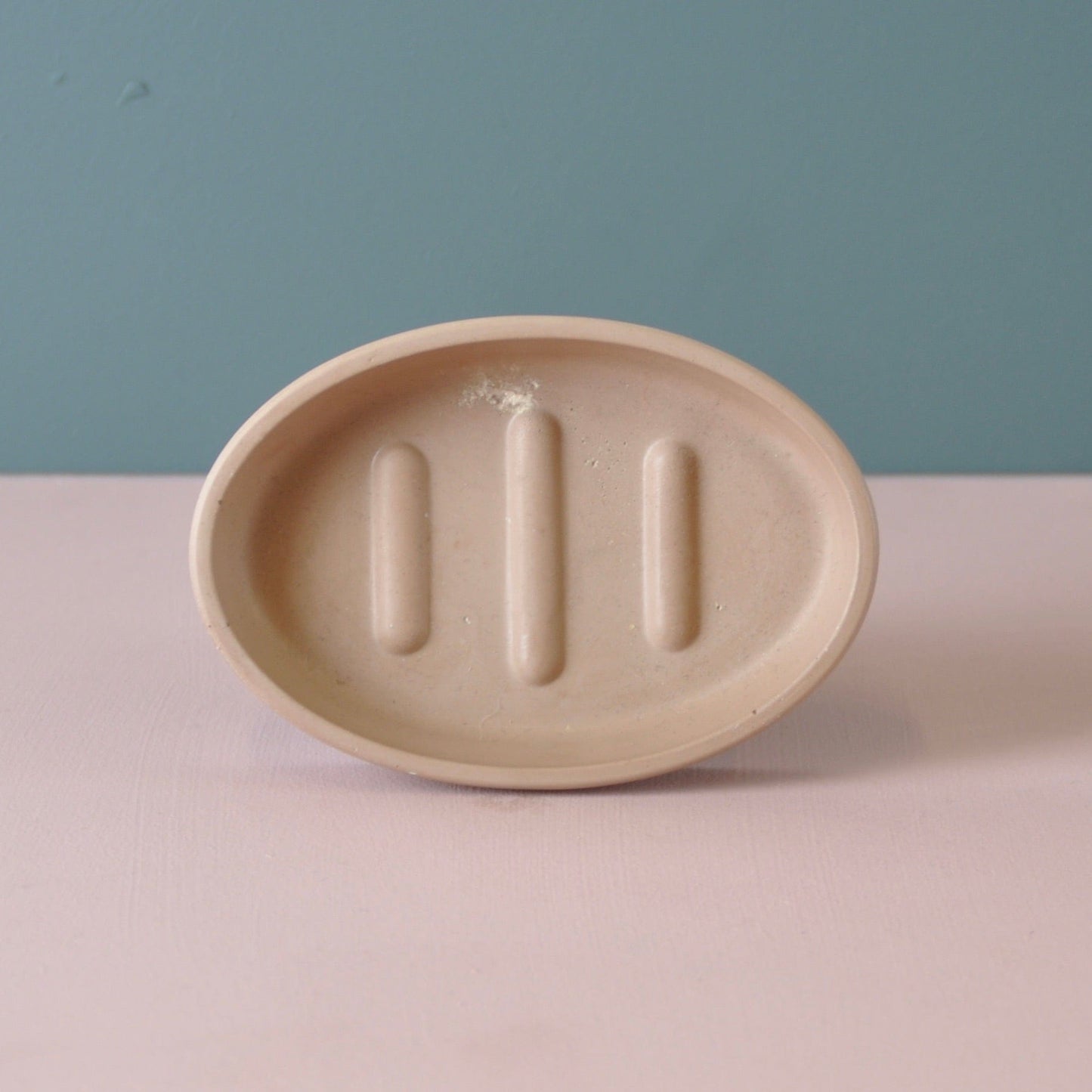 Calico Collective Dish Beige Jesmonite Soap Dish - Oval