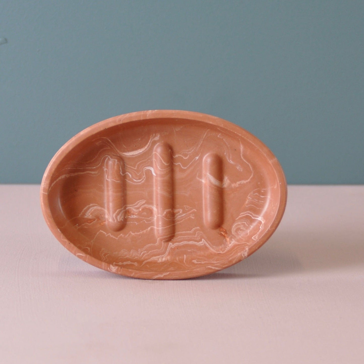 Calico Collective Dish Terracotta Jesmonite Soap Dish - Oval