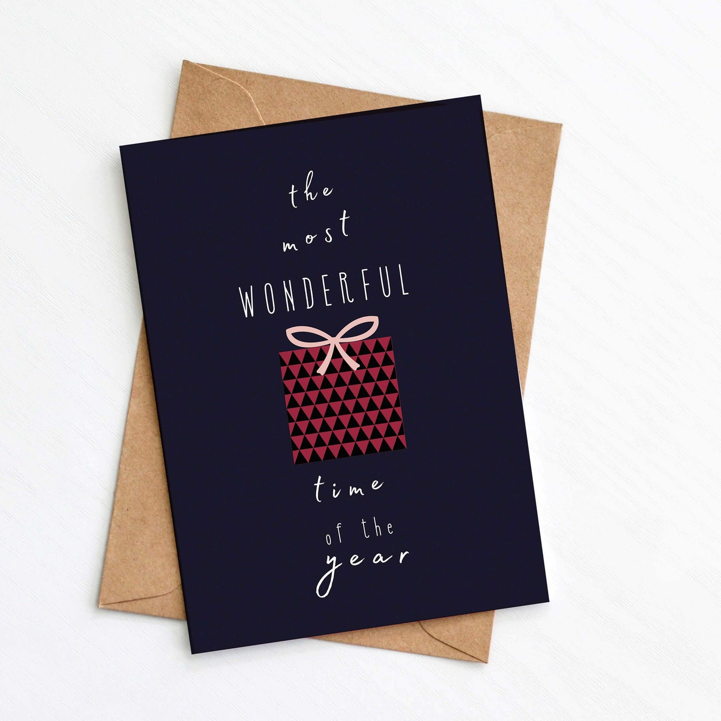 Greenwich Paper Studio Greetings Card Most Wonderful Time Of The Year Christmas Card