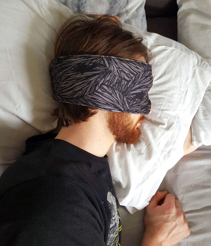 Ilke Usluca Design Sleep Mask Black Calm Wrap Unisex Sleep Mask