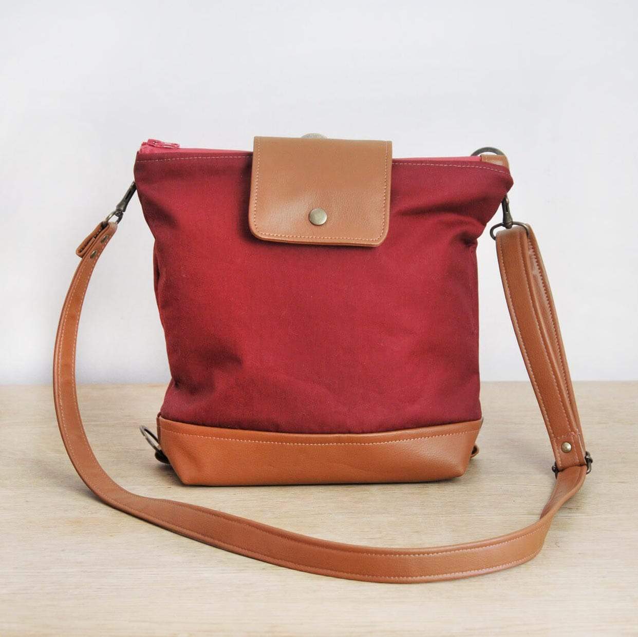 Thea 2-Way Leather Backpack