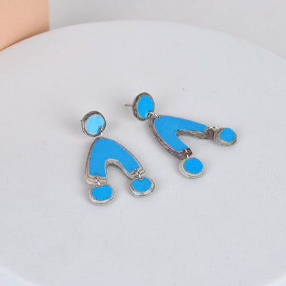 Quazi Design Earrings Blue Zandi Earrings