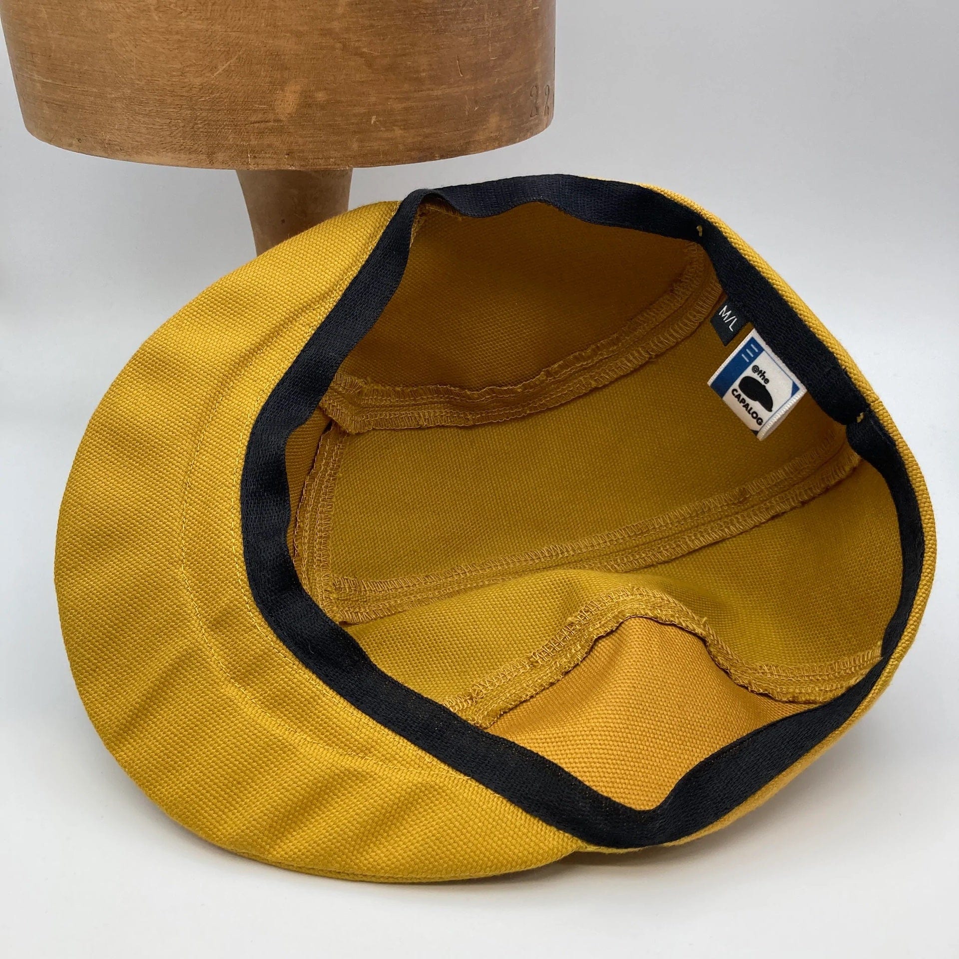 The Capalog Mustard Panel Cap (various sizes and colours)