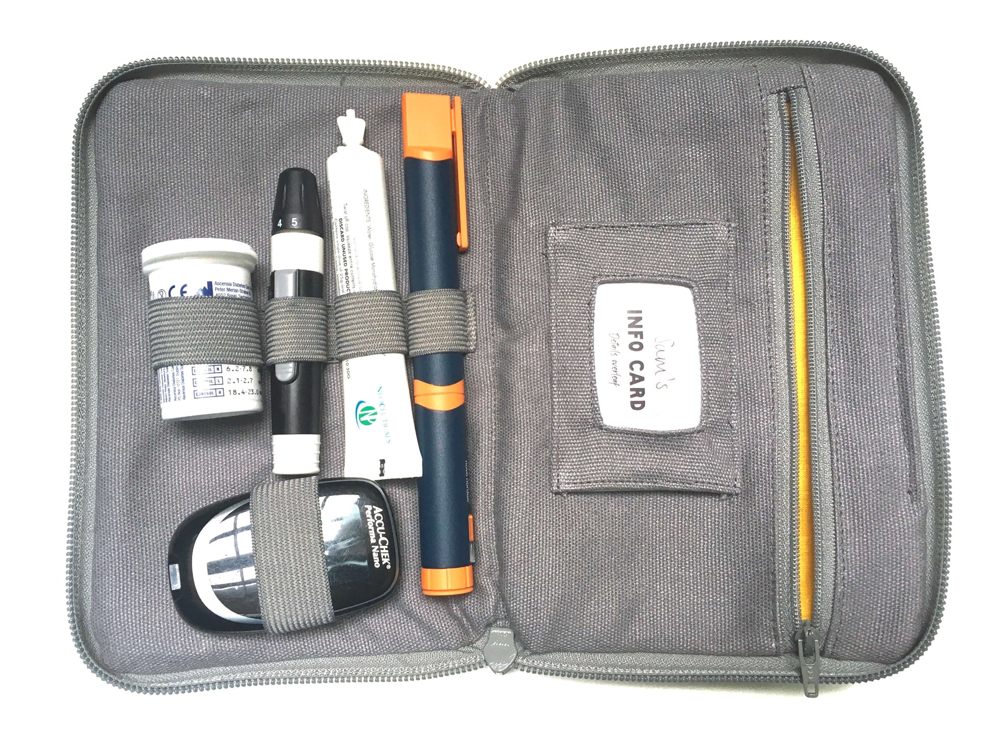 Smart Fit Single Zip Compact Pencil Case Black