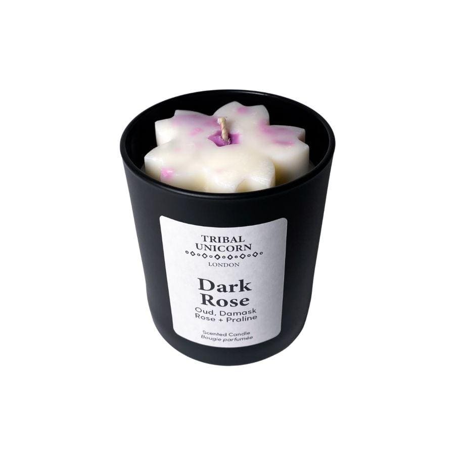 Tribal Unicorn Candles Dark Rose Candle