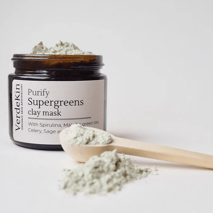 VerdeKin Skincare Purifying Supergreens Clay Mask